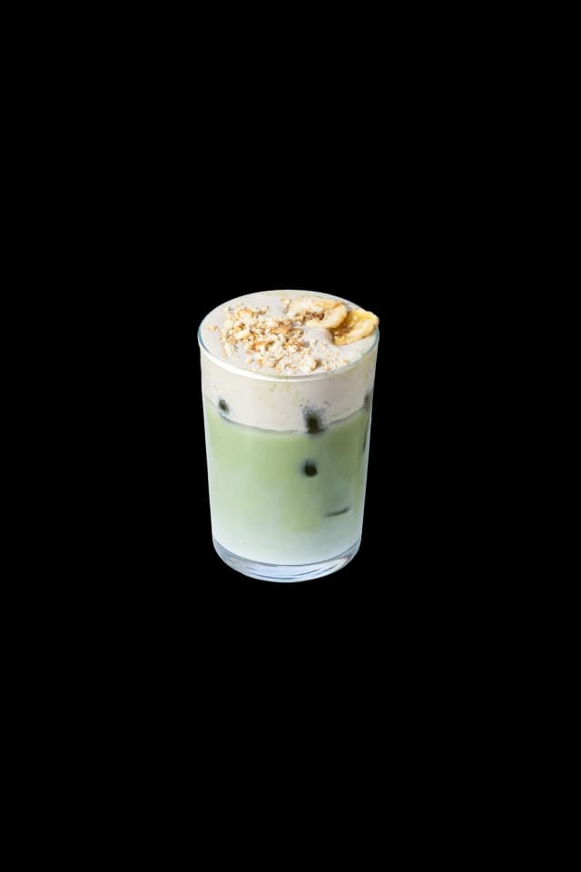 Banana Puddıng Matcha Latte
