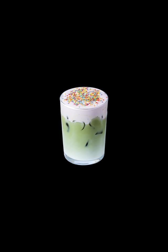 Birthday Cake Matcha Latte